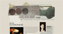 Desktop Screenshot of carolrifkabrunt.com